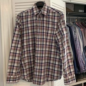 Hugo Boss plaid shirt